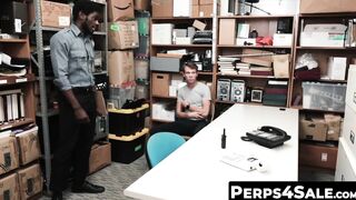 Perps4Sale.com - Bearded black cock nailed Jock suspect with his huge cock