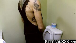 StepsonXXX.com - My bearded stepdad Matt Muck shoves his huge flashlight into my dark