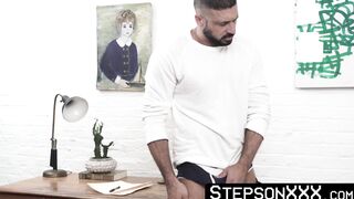 StepsonXXX.com - Utilizing every inch of my massive cock to drill Lukas Stone hungry