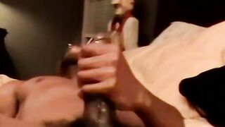 Mature homosexual barebacked by big cocked black amateur
