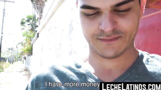 Straight Latino man is barebacked in POV and cums hard