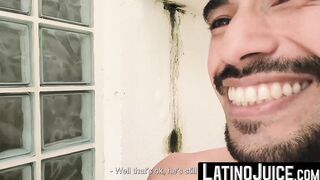 LatinoJuice.com - Teaching inked Dan Lopez to endure my deep pounding after snorkelin