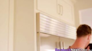 Redhead stud barebacked passionately by muscular gay