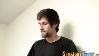 Confident horny Apollo Delion on his first time showing off while jerking on video