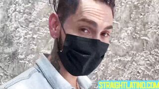 Long haired latino Ken drilled deeply by tanned hunk Marcos cock