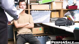 Perps4Sale.com - Skinny gay perp receives Hard and Fast Bareback from cop