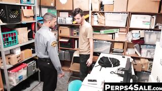 Perps4Sale.com - Skinny gay perp receives Hard and Fast Bareback from cop
