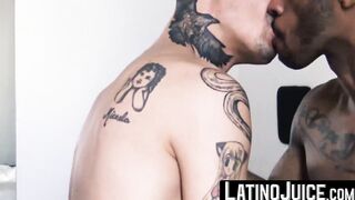 LatinoJuice.com - Tattooed dude Kendro inserts his throbbing cock in Wills dark hole