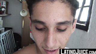 LatinoJuice.com - Long haired employee Cain bred hard after jerking his long dick