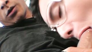 Young Latino twinks have bareback threesome fuck train