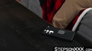 StepsonXXX.com - Alex Tikas firm and gigantic cock spits tasty cum on my beautiful fa