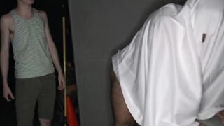 StepsonXXX.com - White haired hunk Lawson James tries being a bottom and bred by a tw