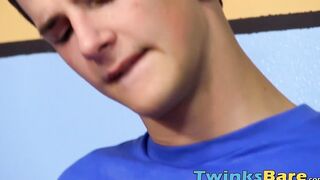 Twinky performs oral sex before hot bareback sex session