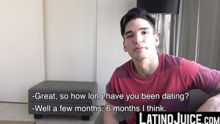 LatinoJuice.com - I undressed my boyfriend Tommy so I can slide his fat cock between