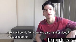 LatinoJuice.com - I undressed my boyfriend Tommy so I can slide his fat cock between