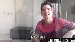LatinoJuice.com - I undressed my boyfriend Tommy so I can slide his fat cock between