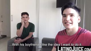 LatinoJuice.com - I undressed my boyfriend Tommy so I can slide his fat cock between