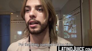 LatinoJuice.com - Long haired blonde Homa satisfies my sexual cravings in exchange of