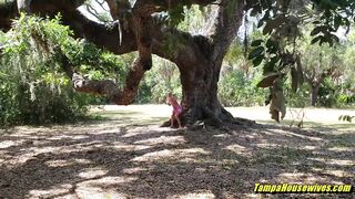 Smoking goddess Outdoors Masturbation Head and Doggy Style