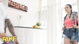 Fake Hostel Cheating Bf Fucks Eighteen Backpacker With Gf Into