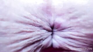 Asshole intense closeup