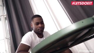 TURNED ON HOSTEL Big Boobed Hottie Daisy Lee Ride big black cock For Bed