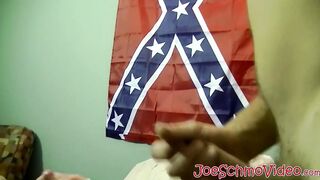 Mature homo sucking dick before bareback threesome