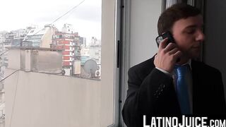 LatinoJuice.com - Jock businessman Felipe railed by Latino twink Jonas Matt