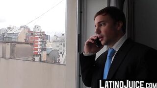 LatinoJuice.com - Jock businessman Felipe railed by Latino twink Jonas Matt