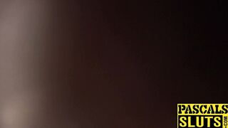 Kinky sub Azura Alii costumed for hardcore anal and facial