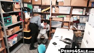Perps4Sale.com - Skinny Twink Perp Ass Destroyed by attractive bearded Cop