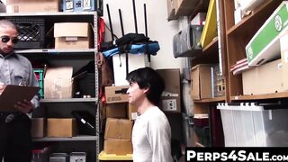 Perps4Sale.com - Skinny Twink Perp Ass Destroyed by attractive bearded Cop