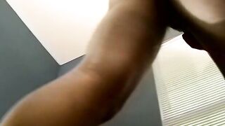 Black amateur blows huge lovers dick and takes anal dick
