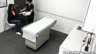 Busty Asian babe Madi Laine craves to taste her doctors massive cock during a checkup