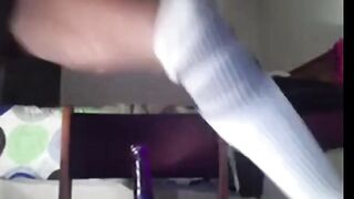 Ebony Webcam Freak Rides Solo