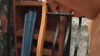 Latino twink gets cum in mouth after hardcore anal fucking
