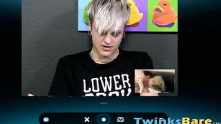 Redhead Dennis Pierce cum sprayed after twink bareback