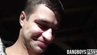 Handsome jock fingered and blown intensely until he cums