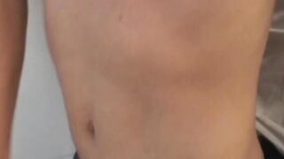 Amateur twink deepthroats hard cock before being ass fucked