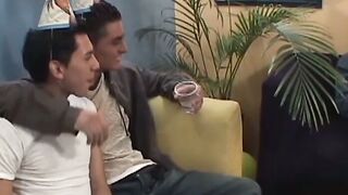 Latino twinks have party that involves hardcore ass fucking
