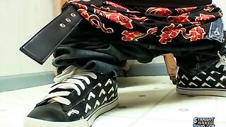 Slip is a sexy 18 year old straight skater who loves his big cock