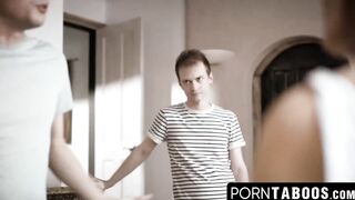 PornTaboos.com - Forbidden threesome with stepmom Syren De Mer and her lustful stepso