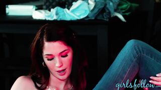 GirlsFollow.com - Alison Rey's bar adventure: hardcore pussy eating and fingering