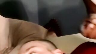 Amateur interracial gay foursome ends with cum in mouth