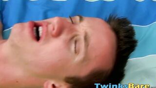 Emo tattoed twinks swap blowjobs before bareback pounding