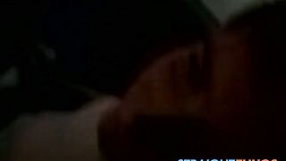 Horny Billy gets on the passenger seat and jerks his dick