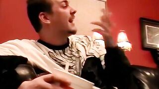 Black dude got his dick sucked dry by a white boy