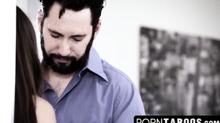 PornTaboos.com - Naughty daddy gives his daughter a surprise birthday facial