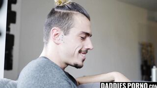 DaddiesPorno.com - Stepdaddy helped me prepare for my interview with a hot fuck