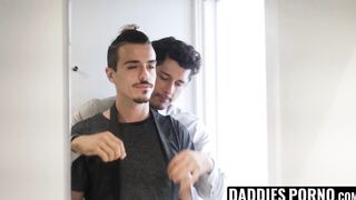 DaddiesPorno.com - Stepdaddy helped me prepare for my interview with a hot fuck